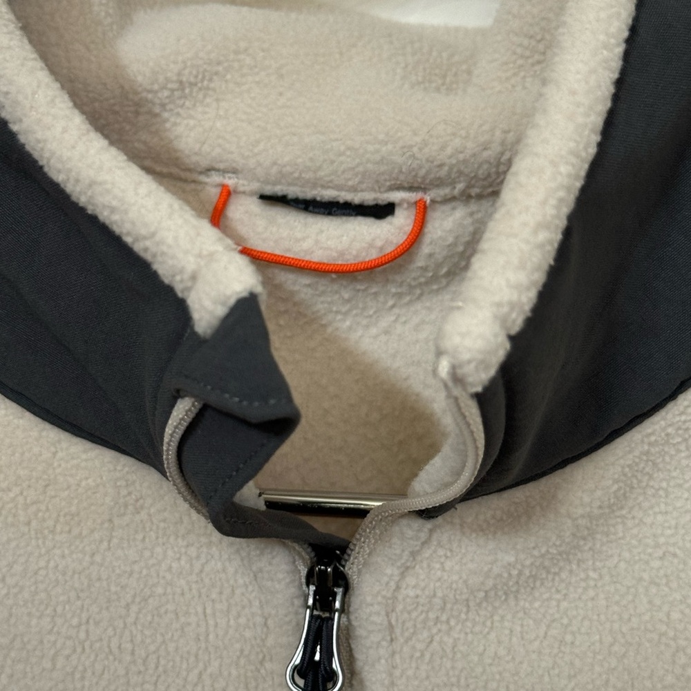 Retro Cream Merrell High End Hiking Pullover Fleece Sweatshirt Women’s M - Picture 4 of 4